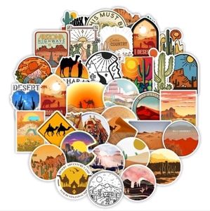 🍉5 for $25* Desert Theme Stickers